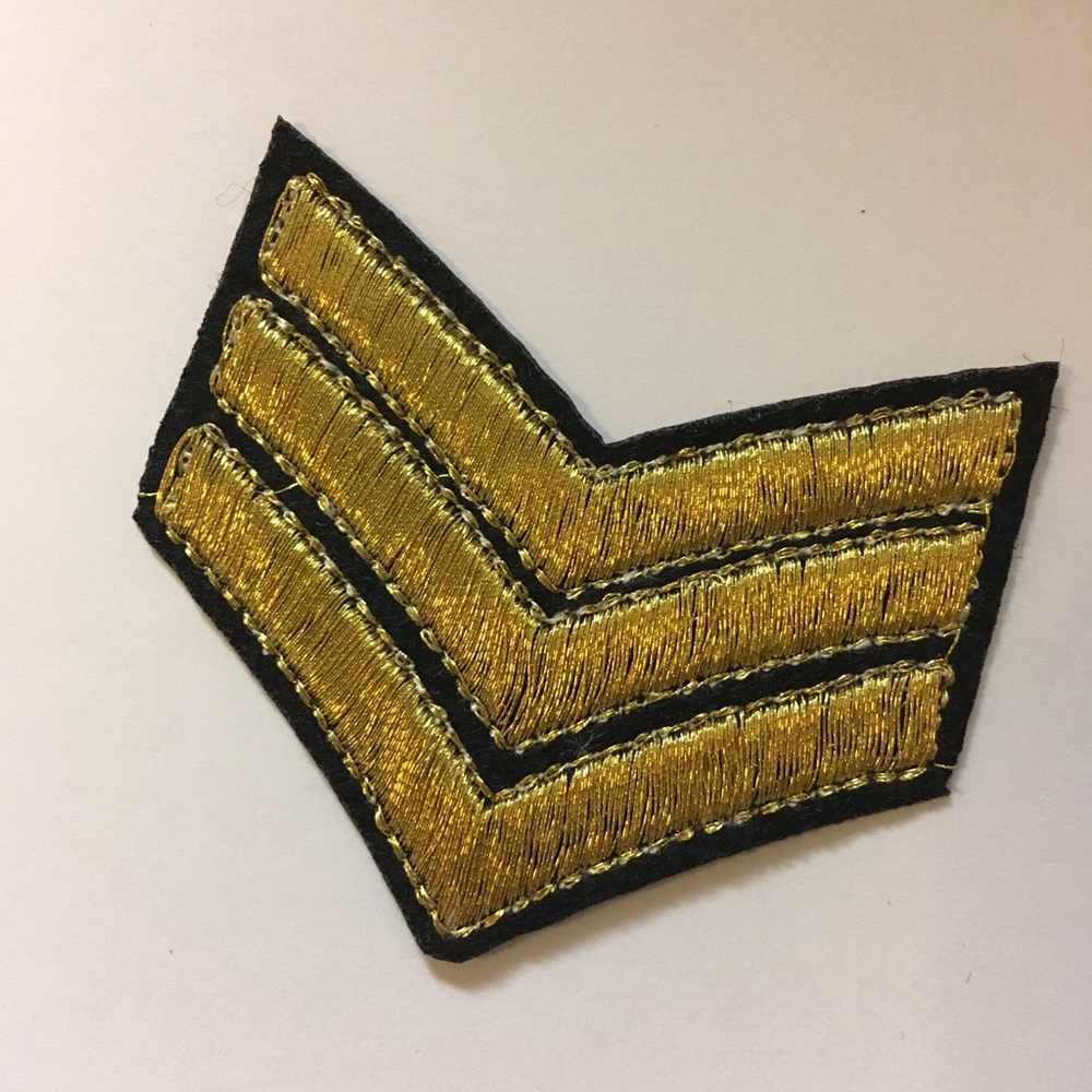 🇺🇸 GOLD MILITARY STYLE PATCH 🇺🇸
